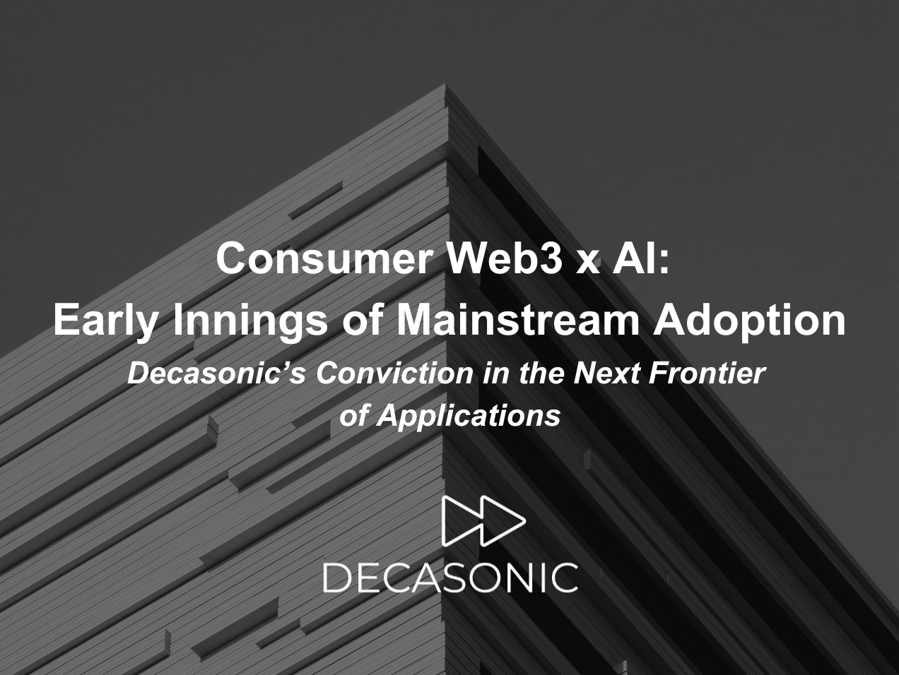 Consumer Web3 x AI: Early Innings of Mainstream Adoption