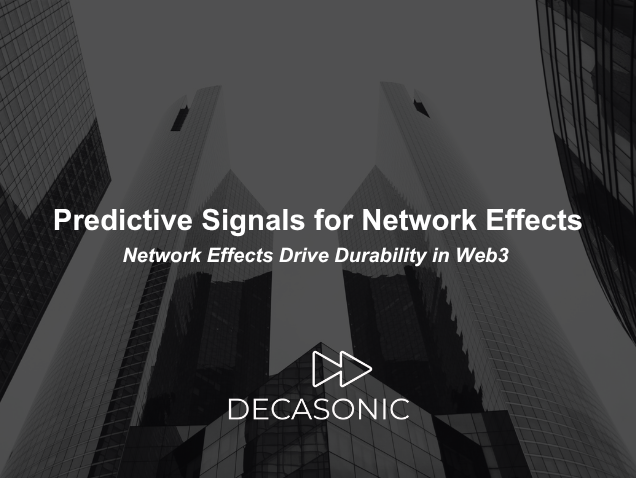 Predictive Signals for Network Effects