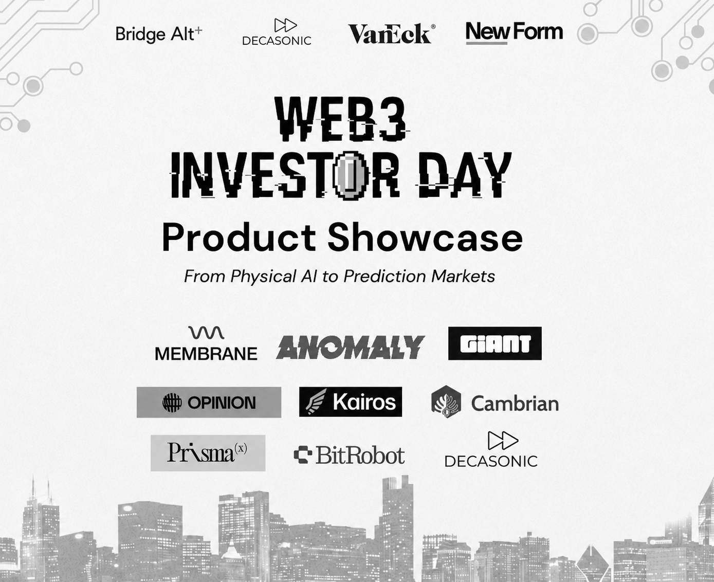 Web3 Investor Day 2026: Product Showcase